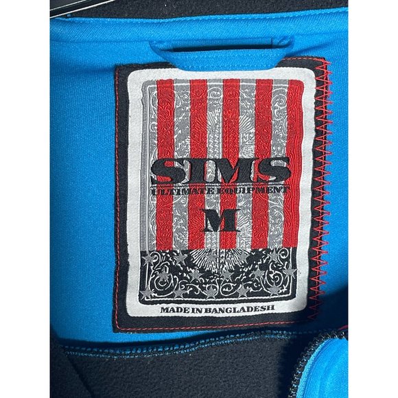 Sims Ultimate Equipment Blue Hoodie Jacket Size Medium - Picture 2 of 5